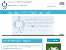 Tablet Screenshot of ioa-pag.org